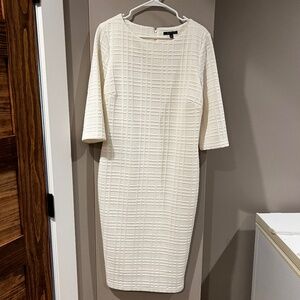 Off-White Fitted Dress